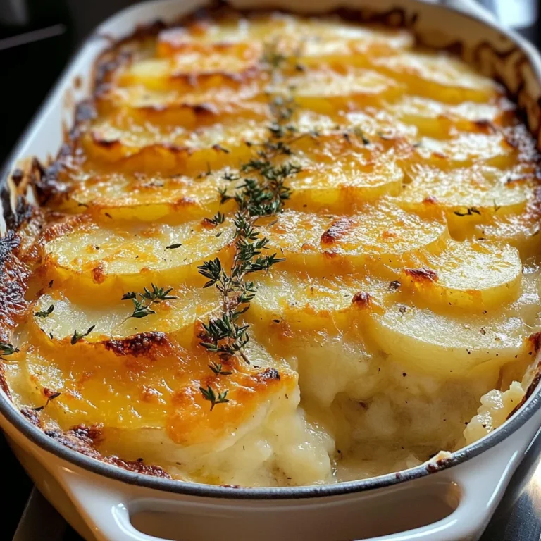 Cheesy Garlic Potatoes Gratin – Easy & Creamy Recipe