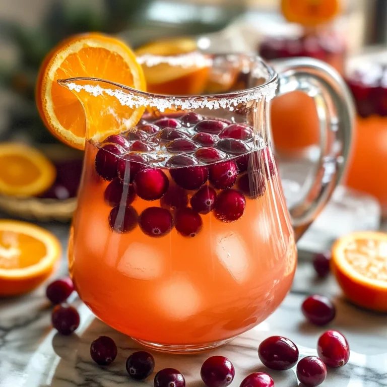 Cranberry Orange Margarita Sangria