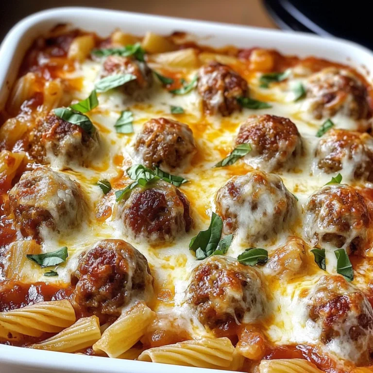 Dump-and-Bake Meatball Casserole
