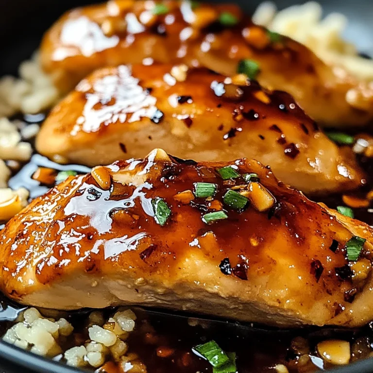 Honey Garlic Chicken Breasts