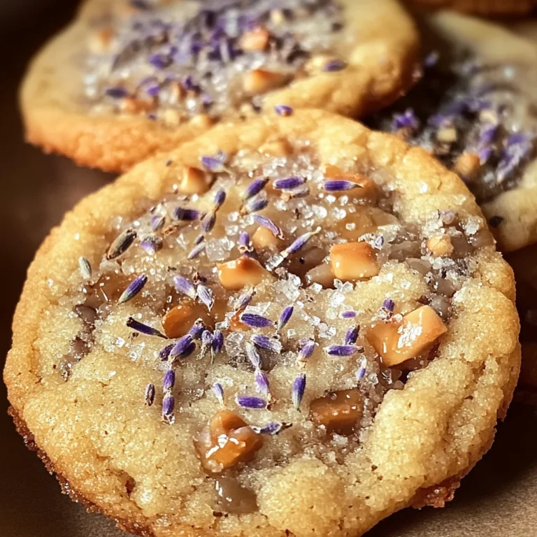 Lavender Honey Crunch Cookies