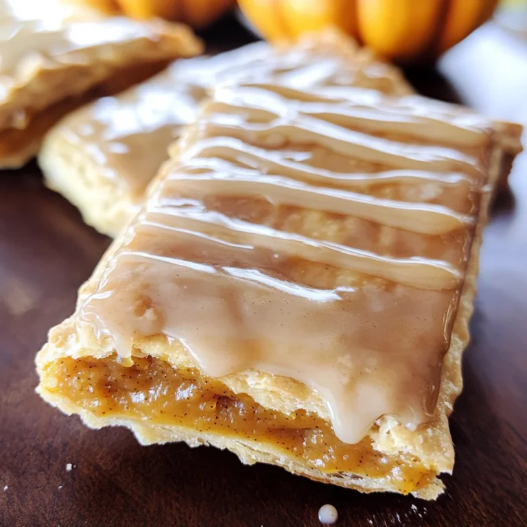 Maple-Glazed Pumpkin Poptarts