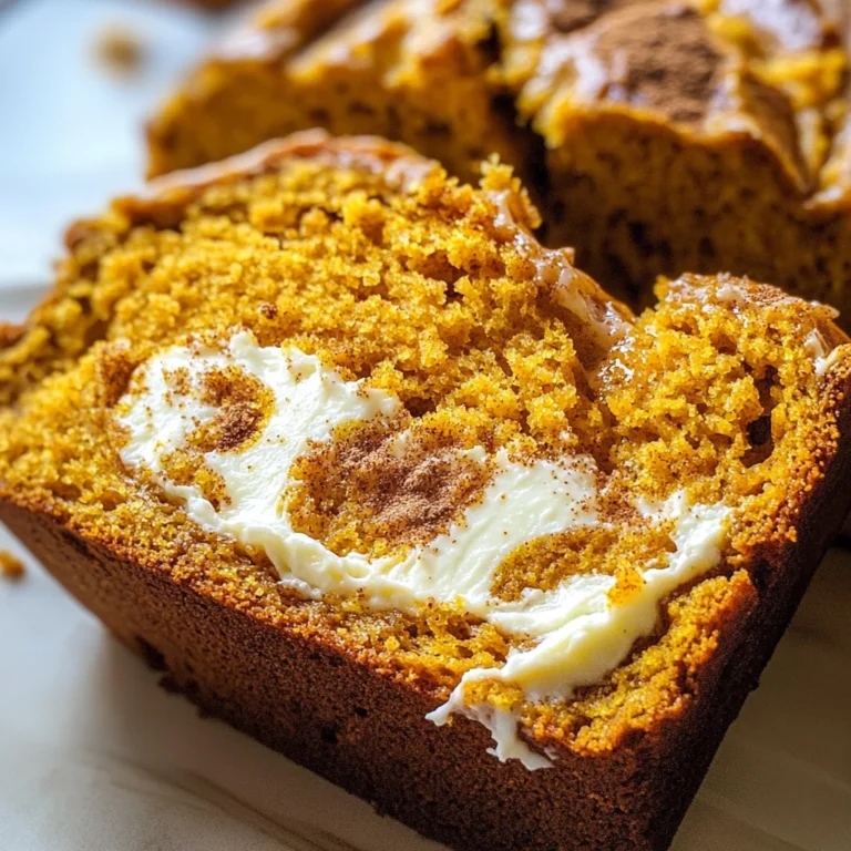 Pumpkin Cream Cheese Bread