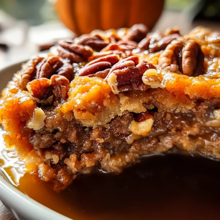 Pumpkin Pecan Cobbler