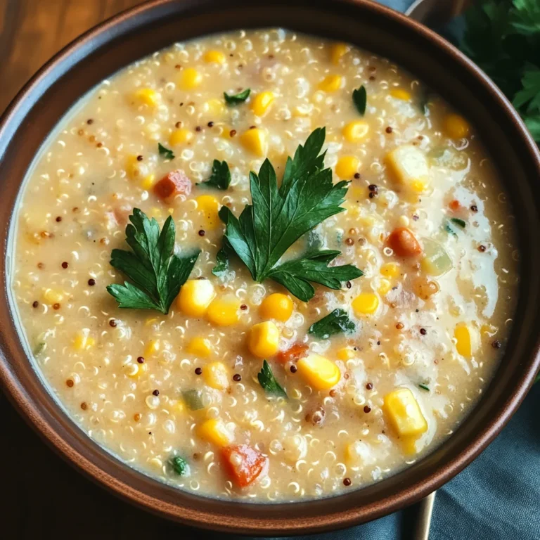 Quinoa Corn Chowder