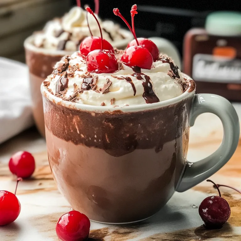 Slow Cooker Chocolate Covered Cherry Hot Chocolate