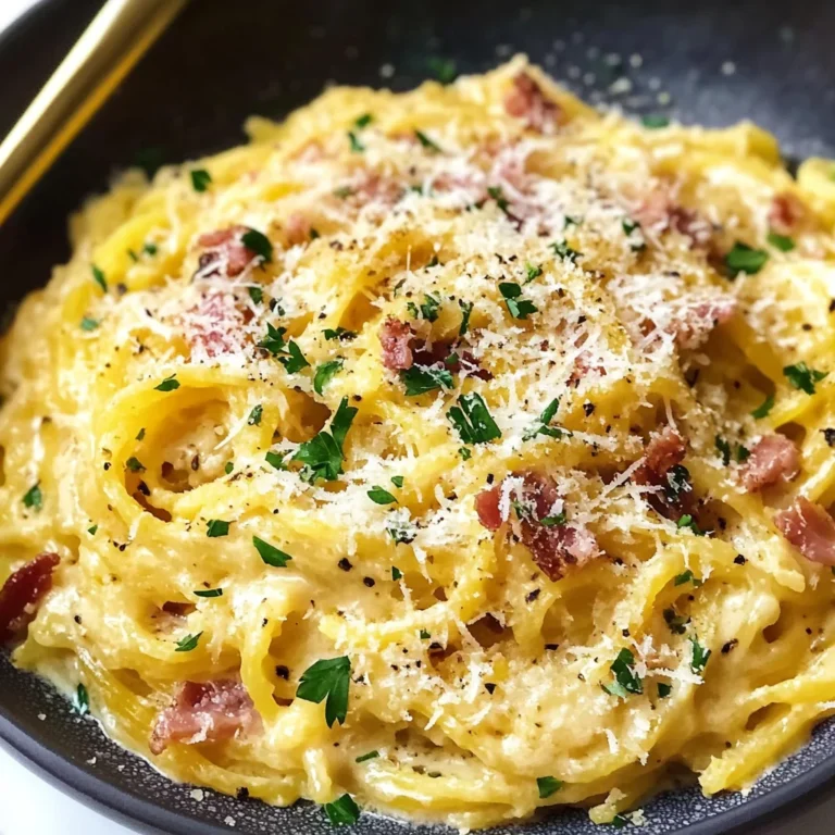 Spaghetti Squash Carbonara