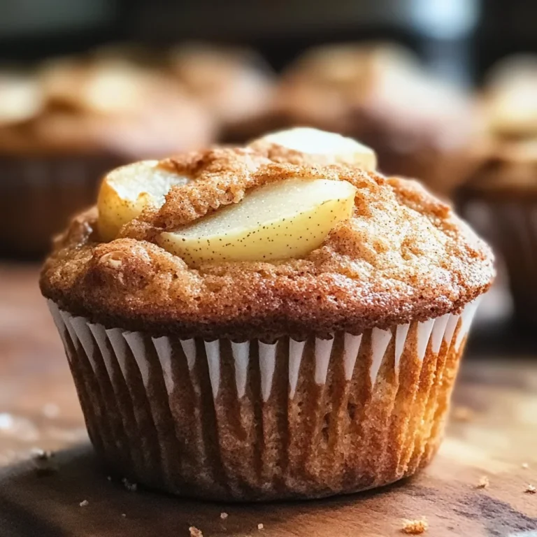 Spiced Pear Muffins Recipe