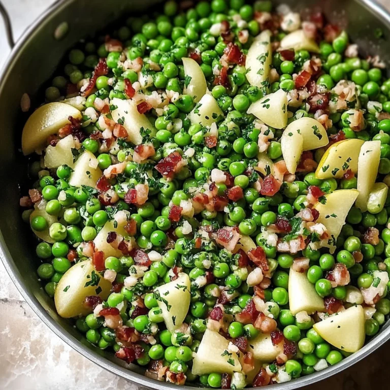 Thanksgiving Peas (with Pear and Pancetta)