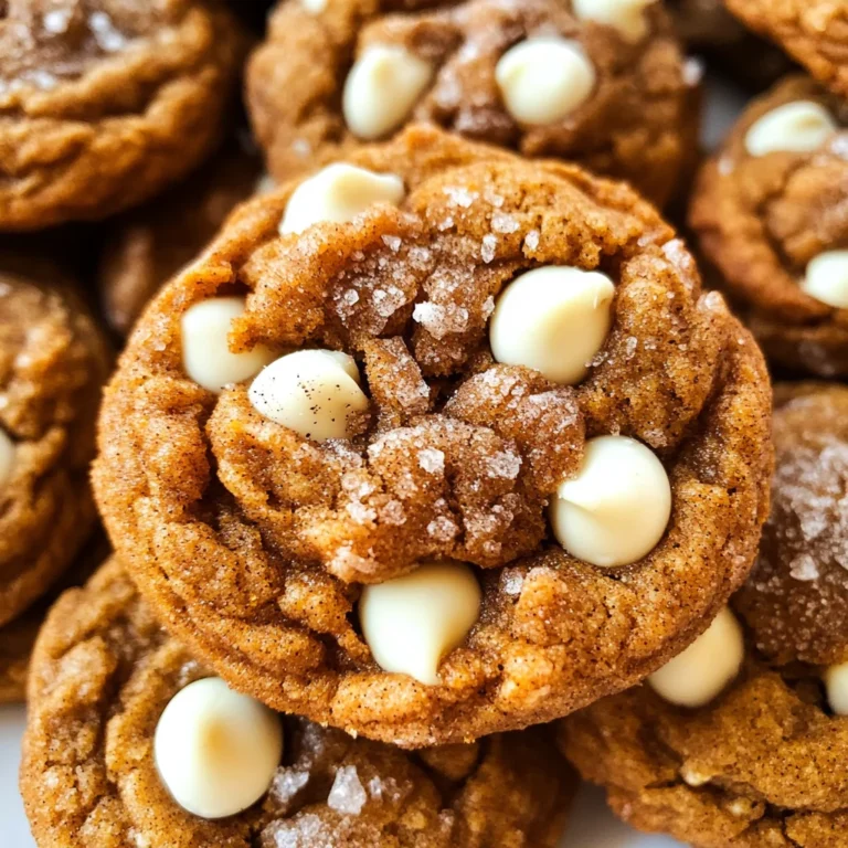 White Chocolate Pumpkin Snickerdoodles