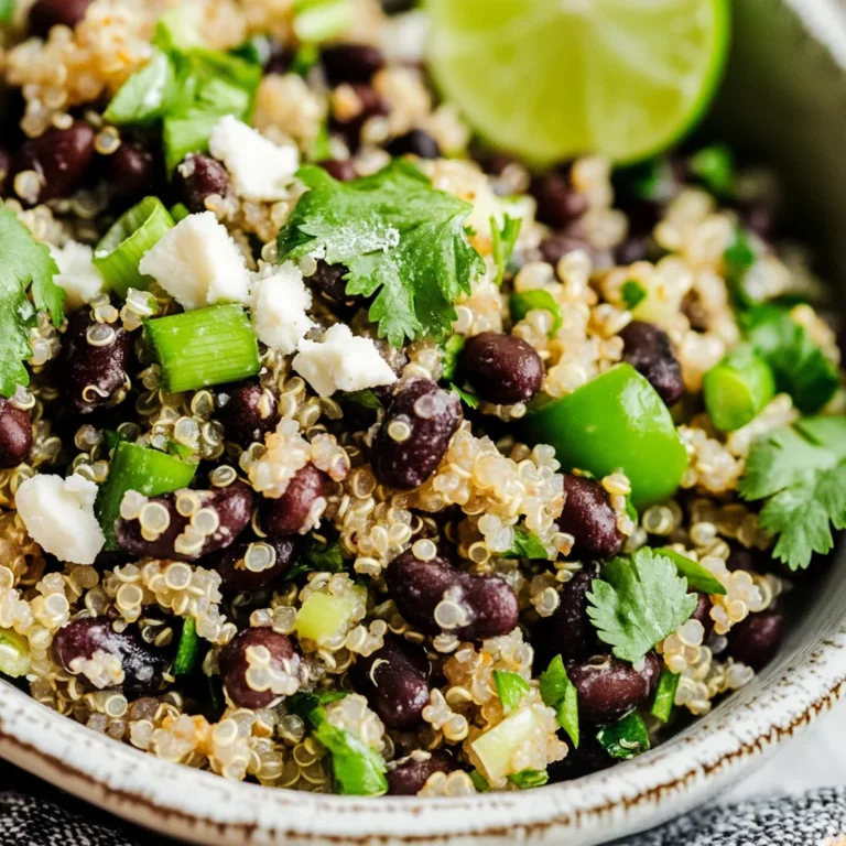 Black Bean Quinoa Salad Recipe