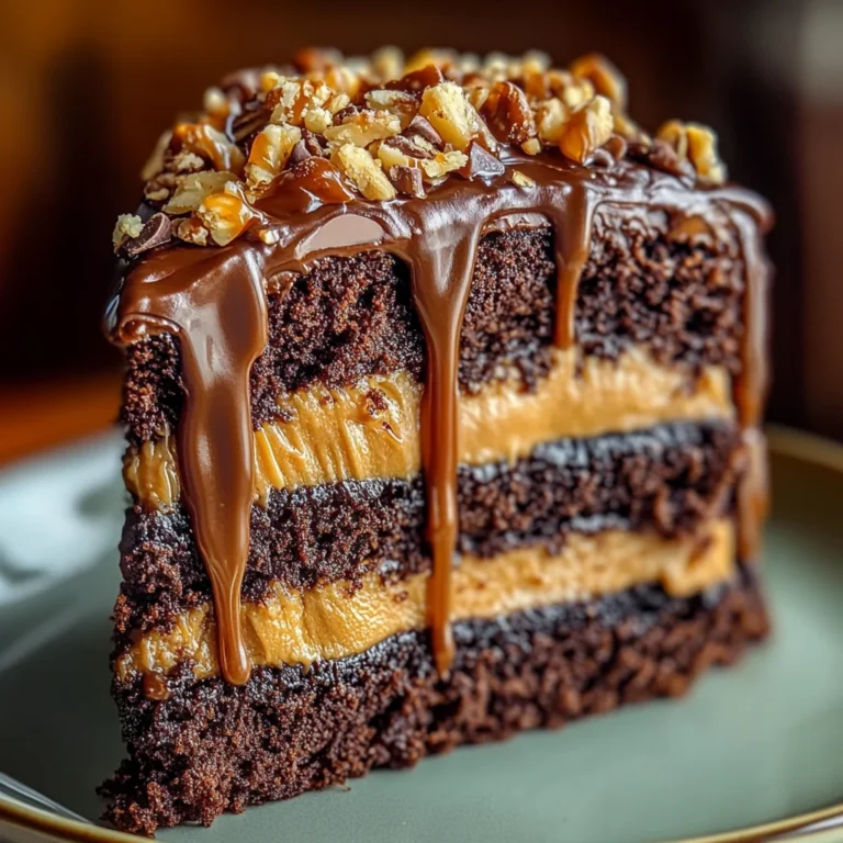 Chocolate Caramel Toffee Crunch Cake