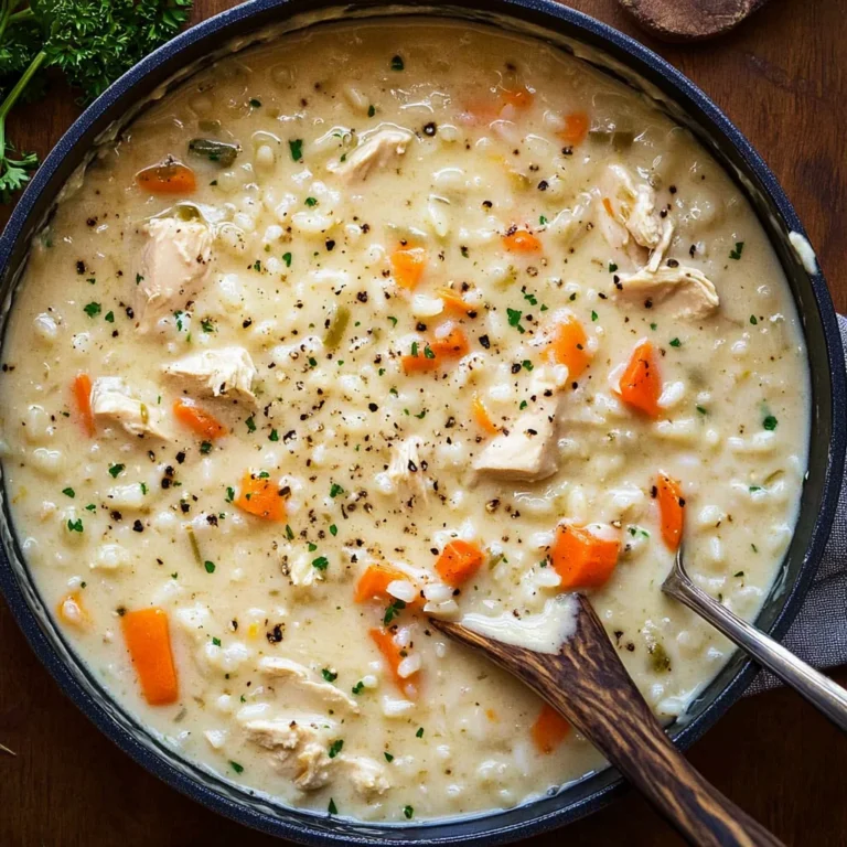 Crack Chicken and Rice Soup