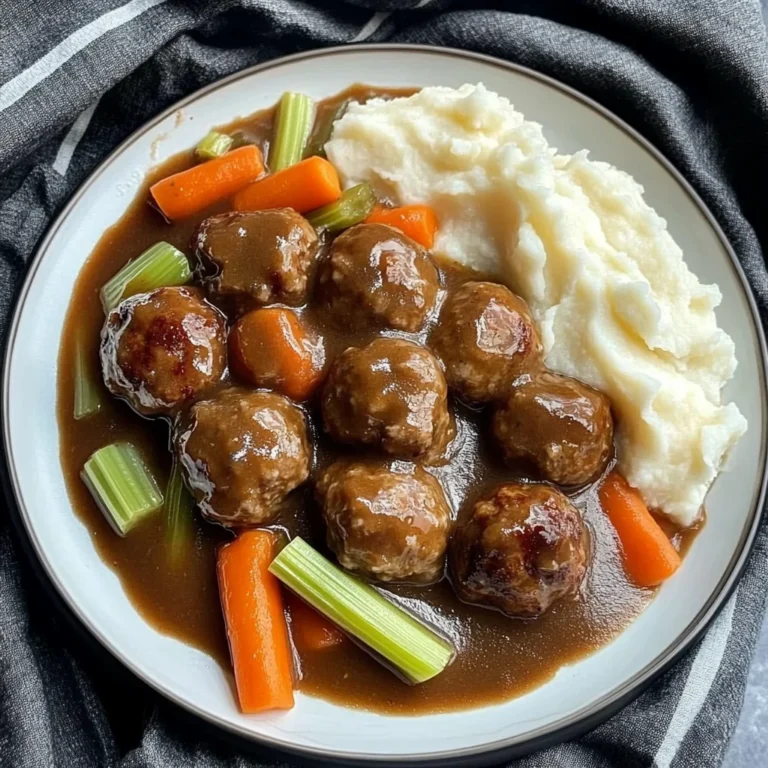 Easy Frozen Meatball Pot Roast (Slow Cooker Dinner Recipe)