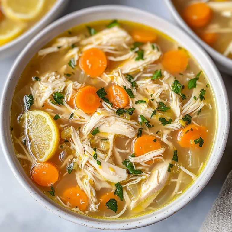 Lemon Chicken Soup Recipe
