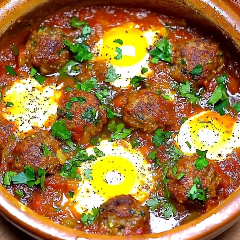 Moroccan Meatballs (Meatball Tagine)