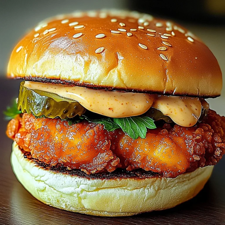 Spicy Chicken Sandwich with Creamy Homemade Sauce