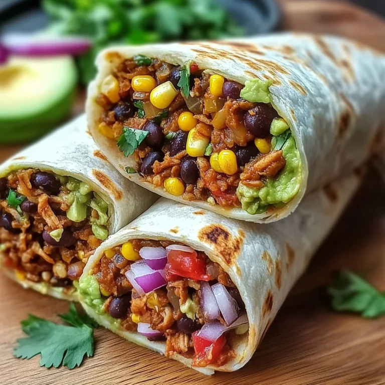 10-Minute Vegan Burrito Wraps