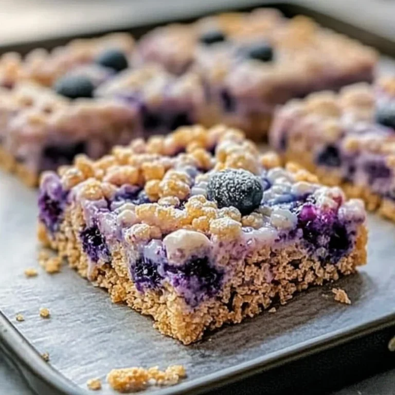 Blueberry Rice Krispies