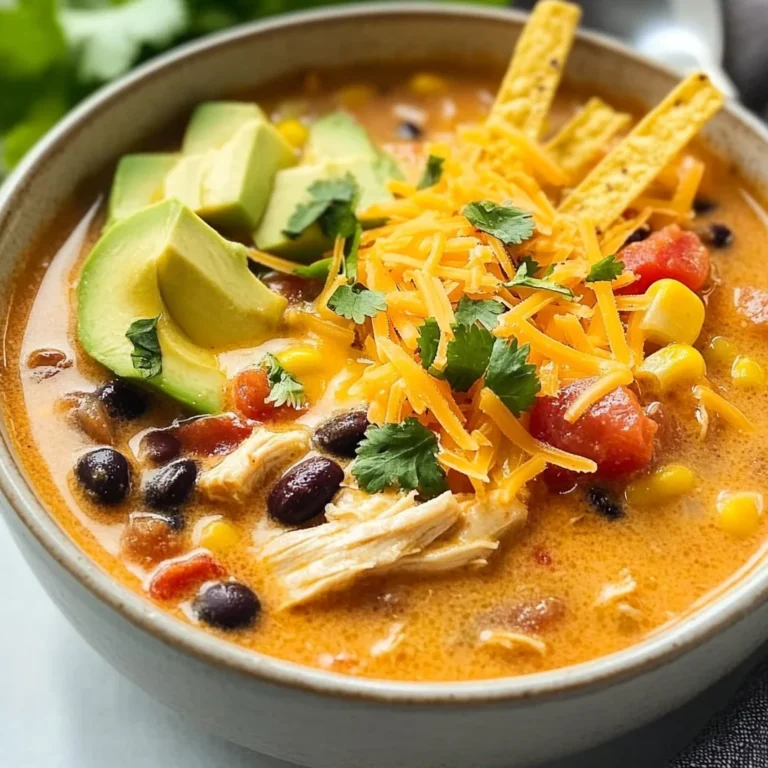 Creamy Chicken Tortilla Soup