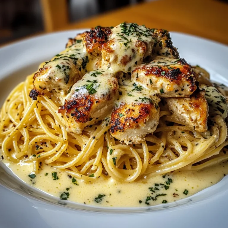 Easy Creamy Cajun Chicken Spaghetti with Garlic Mozzarella Sauce