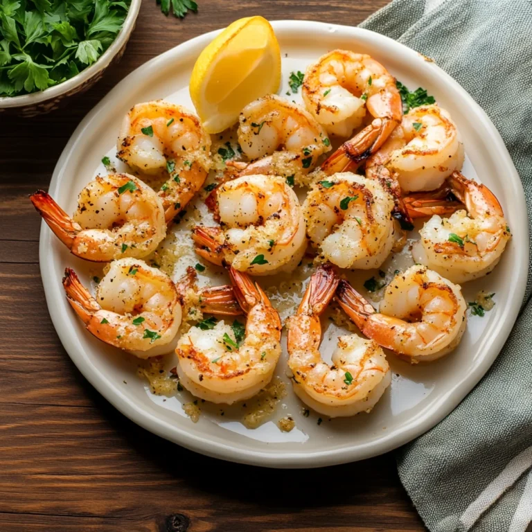 Garlic Parmesan Roasted Shrimp Recipe