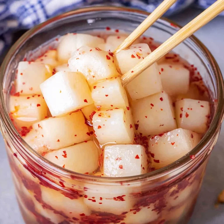 Korean Pickled Radish (Pickled Daikon Radish)