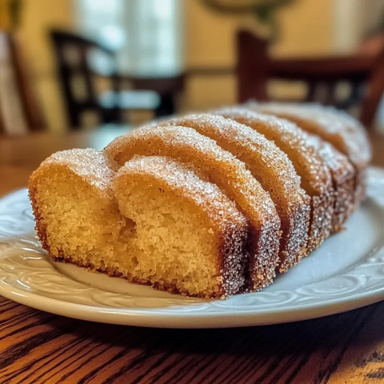 Spiced Apple Cider Donut Loaf